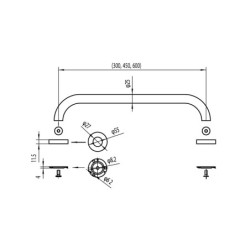 SHOWER SUPPORT BARS