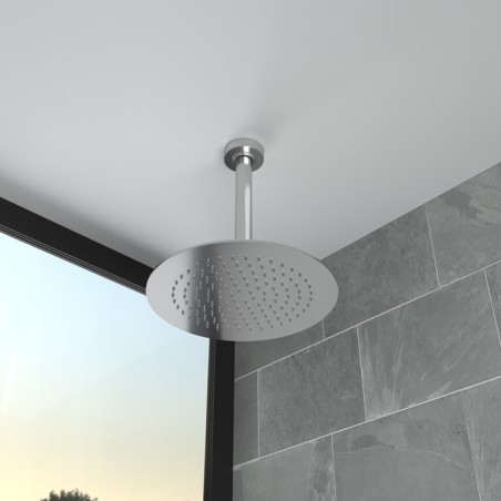 CEILING MOUNTED ROUND SHOWER HEAD BARS