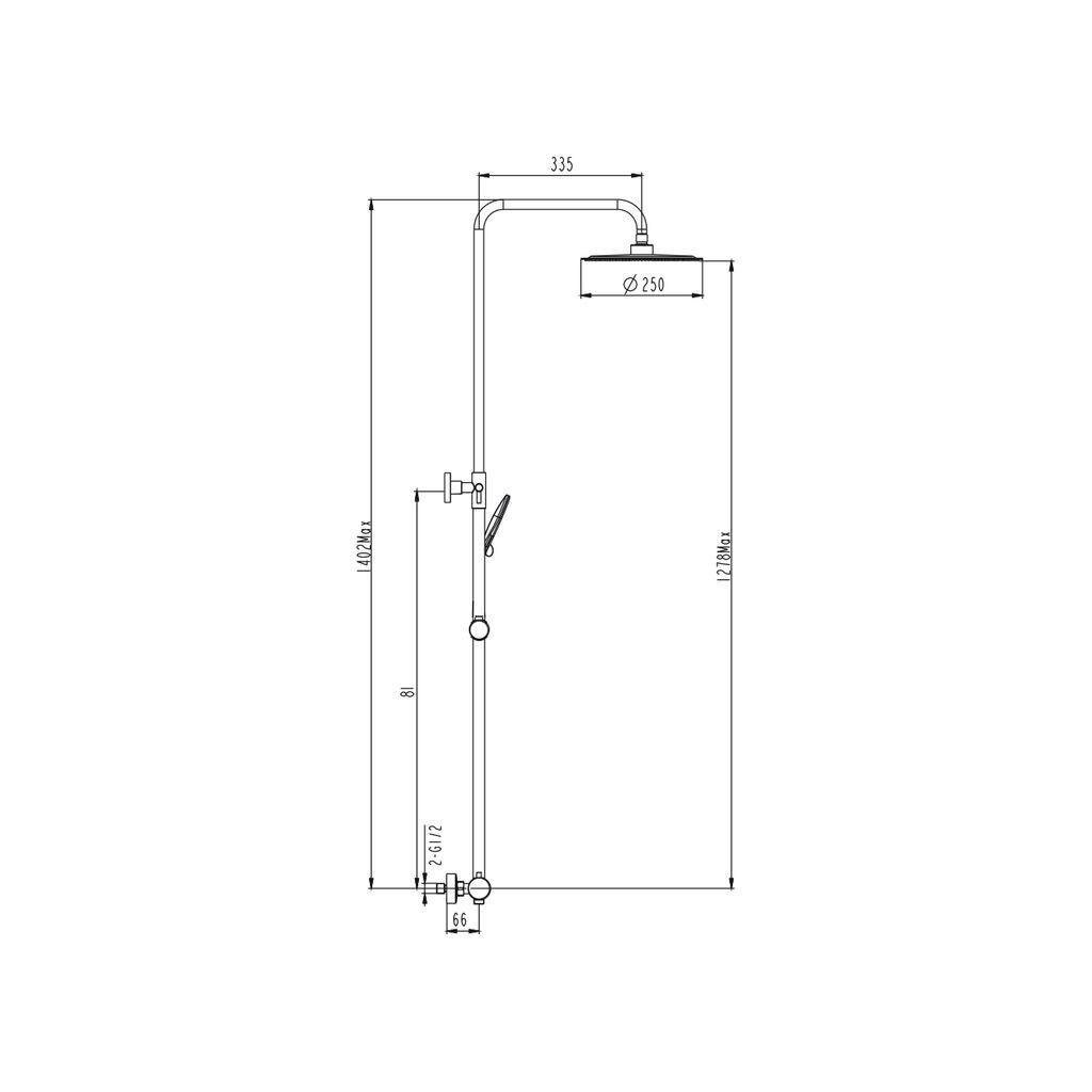 DUCHAS VISTA INVERTER REDONDO