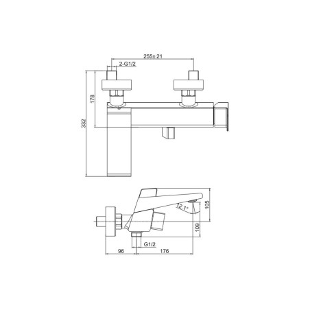 ATRIO BATH TAP