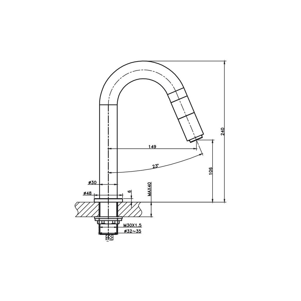 GRIFERÍA IO'S-5 LAVABO