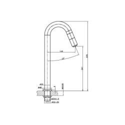 GRIFERÍA IO'S-5 LAVABO ALTO