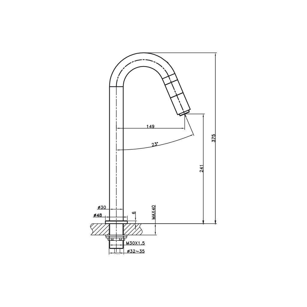 GRIFERÍA IO'S-5 LAVABO ALTO