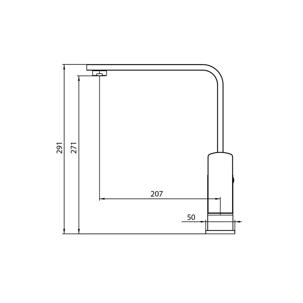 QUADRA KITCHEN TAP SINGLE LEVER