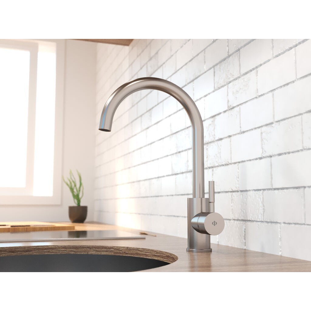 ROUND KITCHEN TAP SINGLE LEVER