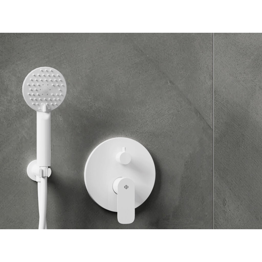 ROUND BUILT-IN SHOWER FAUCET SINGLE LEVER SHOWER